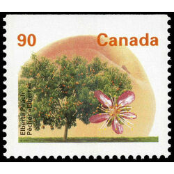 canada stamp 1374iiis elberta peach 90 1996