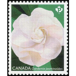 canada stamp 3166b gardenia blue green background 2019