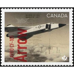 canada stamp 3171c avro cf 105 arrow 2019