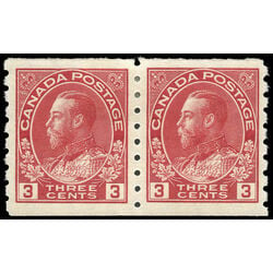 canada stamp 130b pair king george v 1924