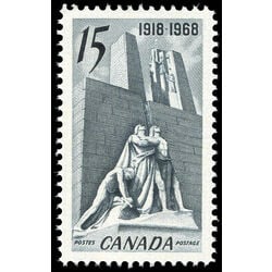 canada stamp 486 canadian vimy memorial near arras france 15 1968