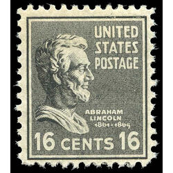 us stamp postage issues 821 abraham lincoln 16 1938