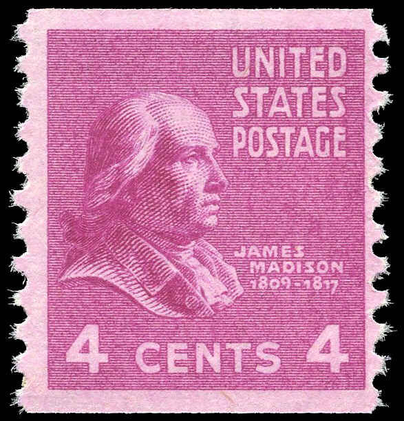 Buy US #843 - Madison (1939) 4¢ | Vista Stamps