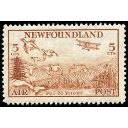 newfoundland stamp c13iii put to flight 5 1933 m vfnh 002