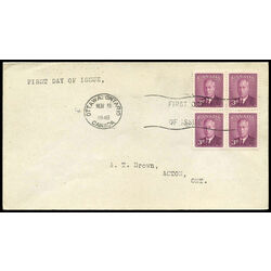 canada stamp 286 king george vi 3 1949 fdc 002