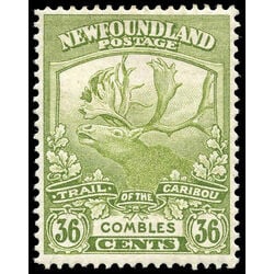 newfoundland stamp 126 combles 36 1919 m vf 004