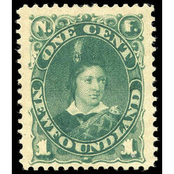 newfoundland stamp 44 edward prince of wales 1 1887 m vf 008