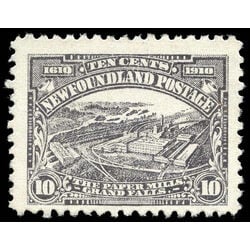 newfoundland stamp 95 paper mills 10 1910 m f vf 002