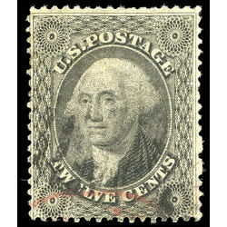 us stamp postage issues 36 washington 12 1857
