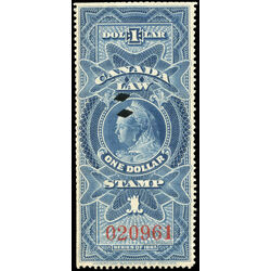 canada revenue stamp fsc11 supreme court law stamp widow queen victoria 1 1897