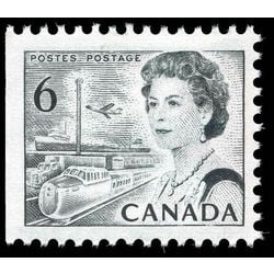 canada stamp 460cpxvii queen elizabeth ii transportation 6 1971