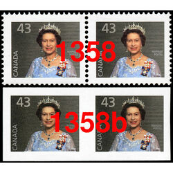 canada stamp 1358b queen elizabeth ii 1992