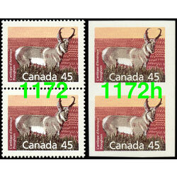 canada stamp 1172h pronghorn 90 1990