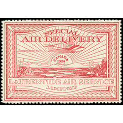 canada stamp cl air mail semi official cl3 laurentide air service ltd 25 1924 M 004