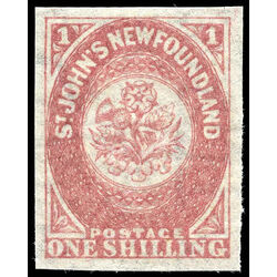 newfoundland stamp 23i pence third issue 1sh 1861