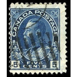 canada stamp 111i king george v 5 1914