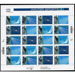 us stamp postage issues 3555a winter olympics 2001 M PANE