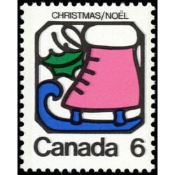 canada stamp 625a ice skate 6 1973