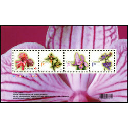 canada stamp 2356 flower definitives souvenir sheet 2010