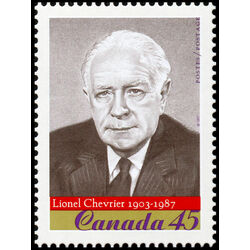 canada stamp 1662 lionel chevrier 1903 1987 45 1997