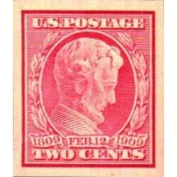 us stamp postage issues 368 lincoln 2 1909