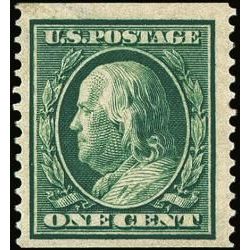 us stamp postage issues 387 franklin 1 1910