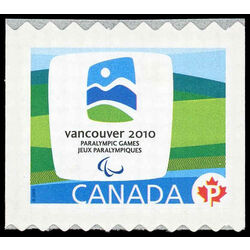 canada stamp 2307biii paralympic emblem p 2009