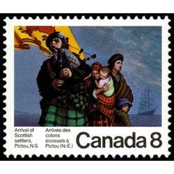 canada stamp 619i scottish settlers and hector 8 1973