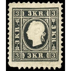 austria stamp 7a franz josef 1858 M 001