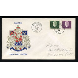 canada stamp 402 queen elizabeth ii 2 1963 FDC 005