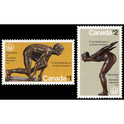 canada stamp 656 7 olympic sculptures 3 1975