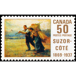 canada stamp 492 suzor cote 50 1969