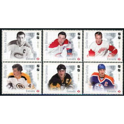 canada stamp 3026a e canadian hockey legends the ultimate six 2017