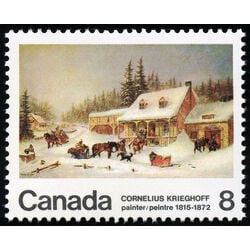 canada stamp 610pii the blacksmith s shop 8 1972