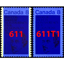 canada stamp 611t1 bishop laval 8 1973