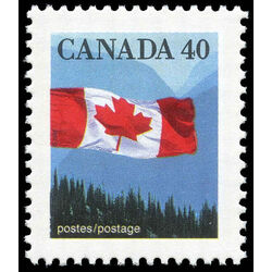 canada stamp 1169t1 flag over mountains 40 1990