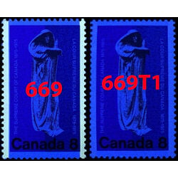 canada stamp 669t1 justice 8 1975