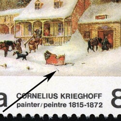 canada stamp 610v db the blacksmith s shop 8 1972