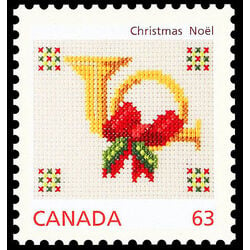 canada stamp 2687a cross stitched horn 63 2013