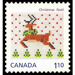 canada stamp 2687b cross stitched reindeer 1 10 2013