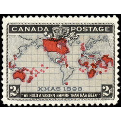 canada stamp 85i imperial penny postage christmas 2 1898