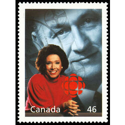 canada stamp 1821d canadian broadcasting corporation 46 1999