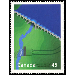 canada stamp 1831b manic dams quebec 46 2000