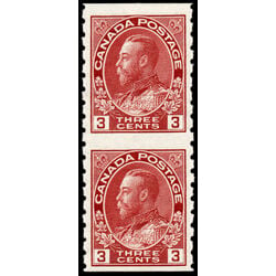 canada stamp 130a pair king george v 1924