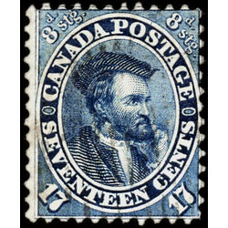 canada stamp 19 jacques cartier 17 1859 U DEF 047