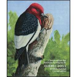 quebec wildlife habitat conservation stamp qw24aa red headed woodpecker 12 2011