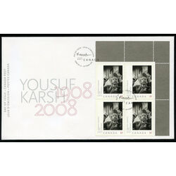 canada stamp 2270 yousuf karsh self portrait 52 2008 FDC UR