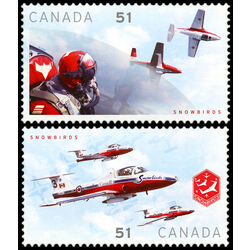 canada stamp 2158 9 canadian forces snowbirds 2006