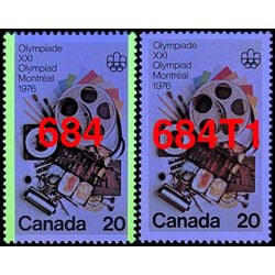 canada stamp 684t1 communications 20 1976