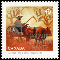 canada stamp 2860b red river trail oxcart winnipeg mb 2015